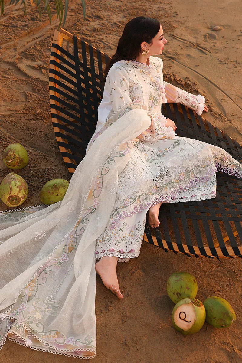 Ocean Pearl Chikenkari Lawn - SS5229
