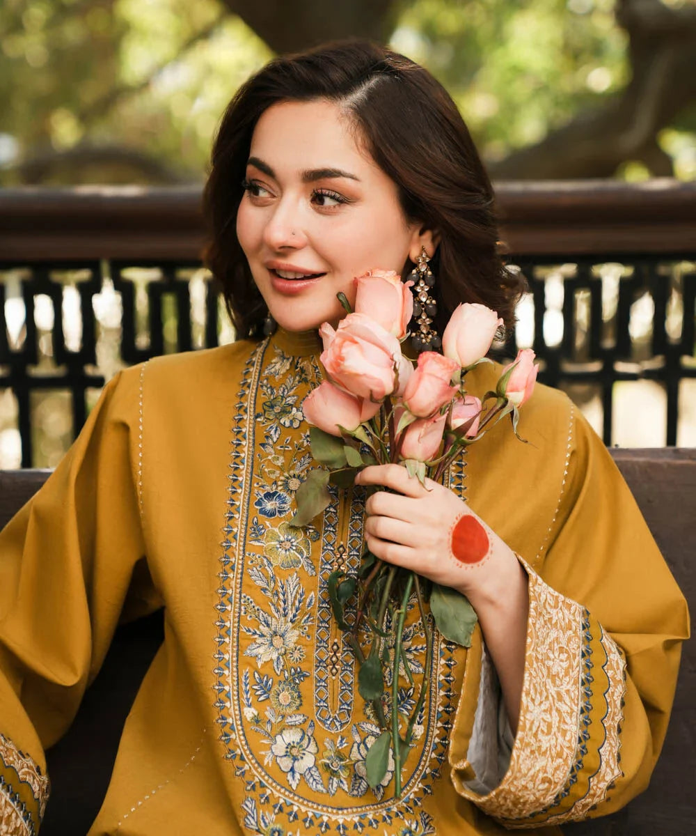 KHADDAR-3PC WITH KHADDAR PRINTED SHIRT & TROUSER-931