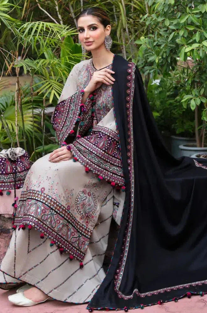 Embroidered Lawn Unstitched 3PC Set | RF1038