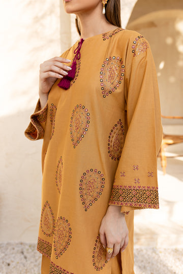 BATIK 2PC Dhanak Sequin Embroidered Shirt with Sequin Embroidered Trouser – ZC297