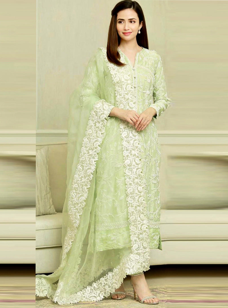 Linen Luxe 3PC Embroidered Unstitched Dress – ZC840