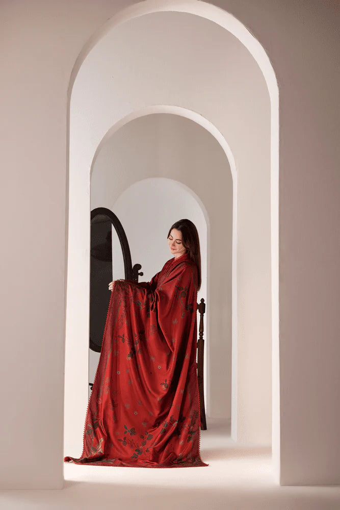 3PC LAWN EMBROIDERED SHIRT WITH DIGITAL PRINTED JACQUARD DUPATTA-SS5005