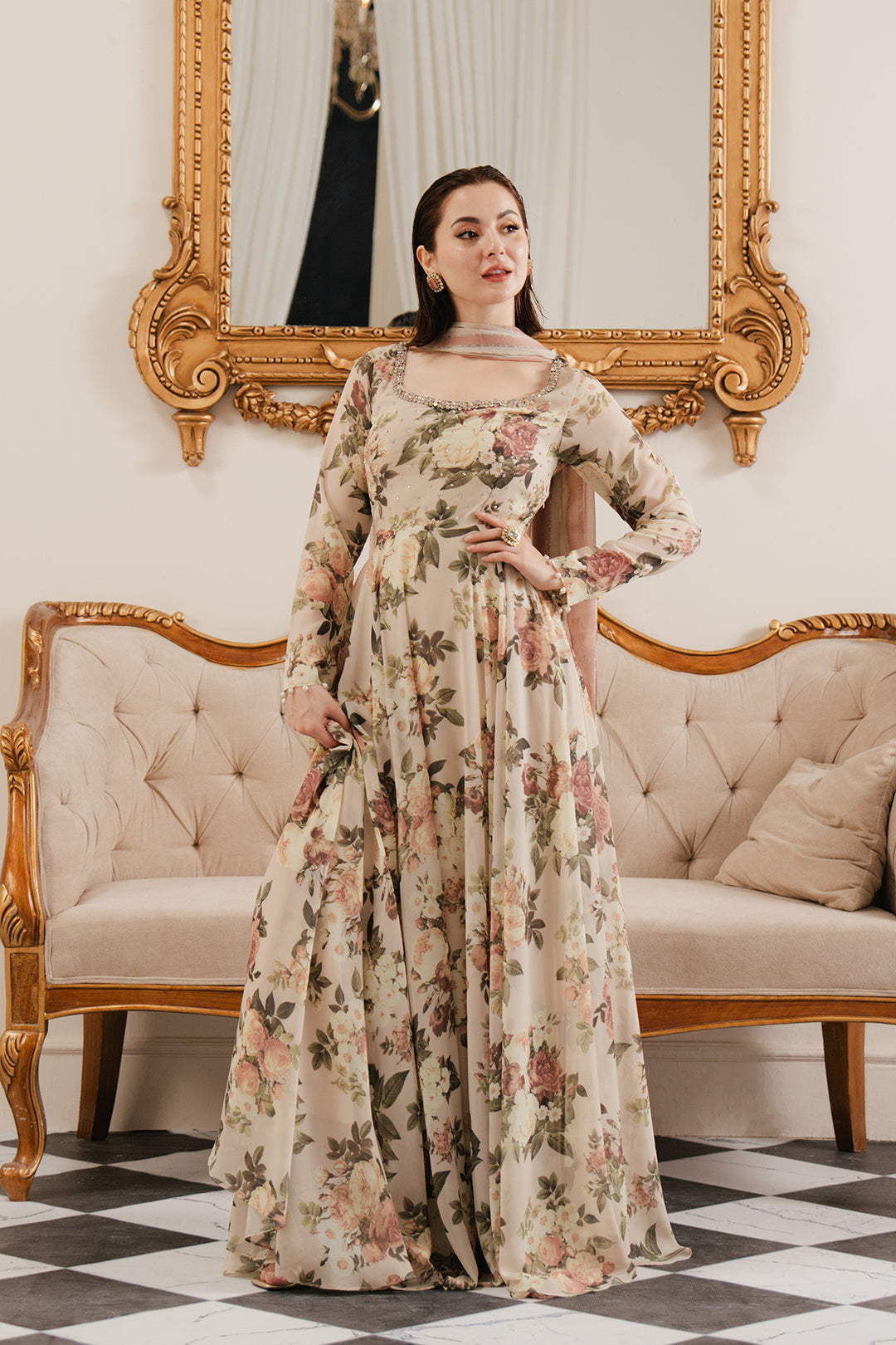 Lulusar Silk 3PC Digital Printed – ZC855