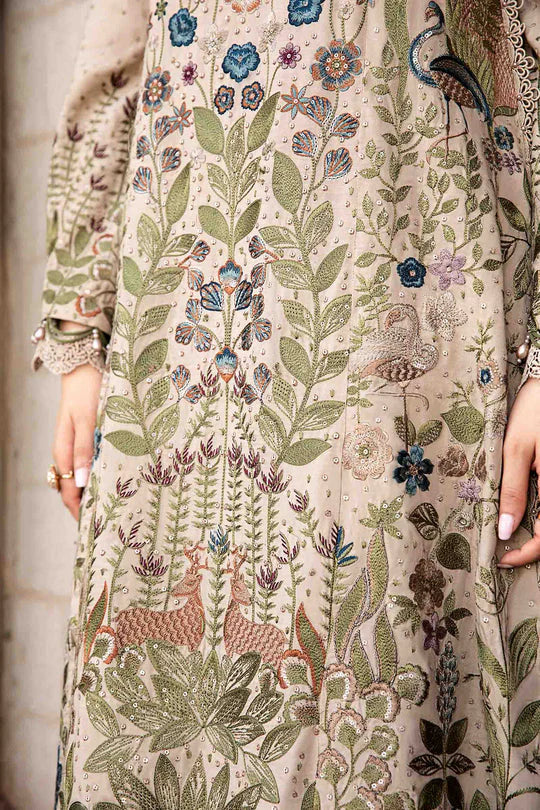 Lawn -3PC Embroidered Shirt with Digital Printed Jacquard Dupatta- SS5160