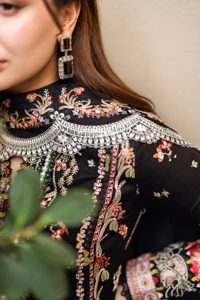 Lawn-3PC Embroidered Shirt with Organza Embroidered Dupatta SS-5176