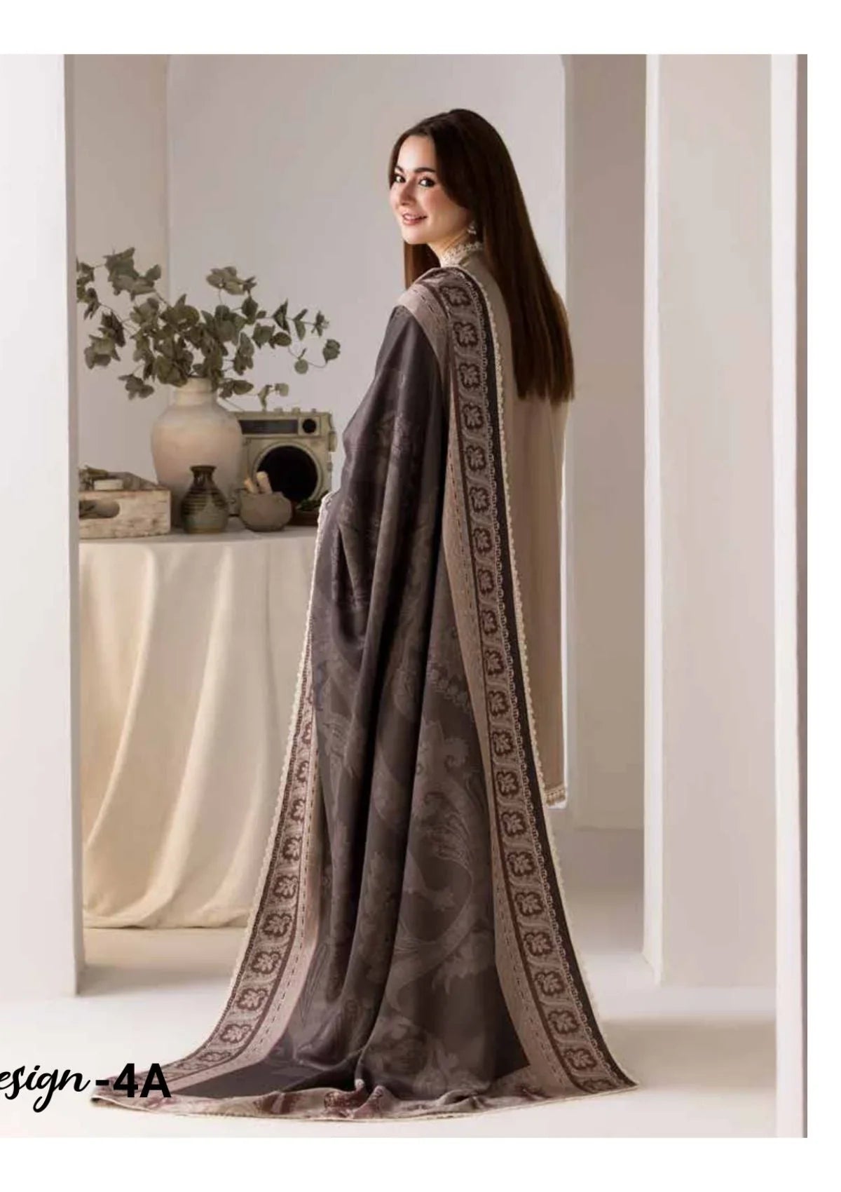 LAWN - 3PC EMBROIDERED SHIRT WITH DIGITAL PRINTED JACQUARD DUPATTA - SS5178