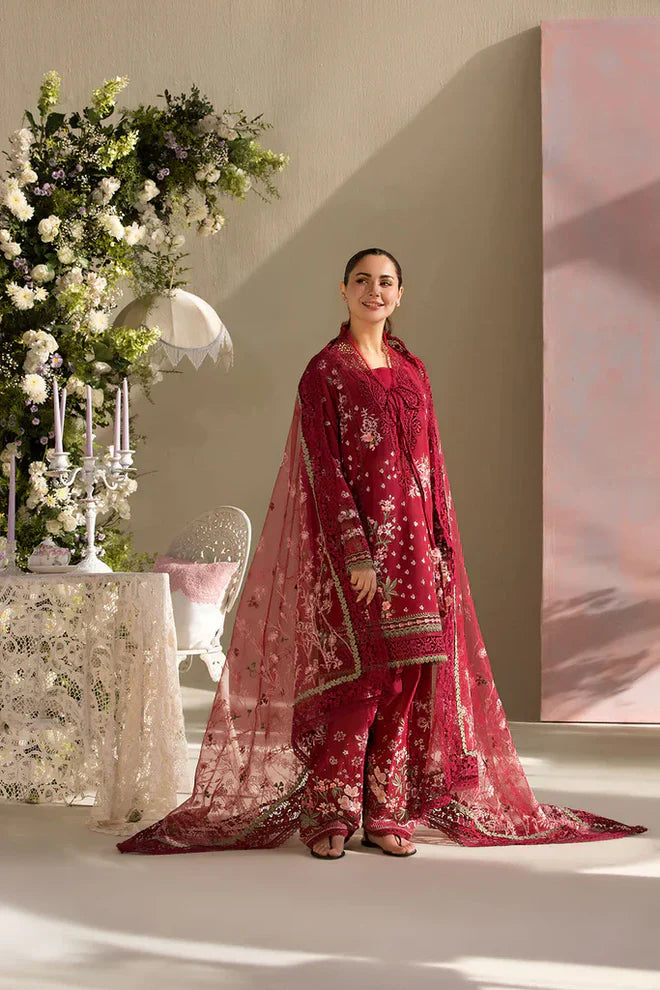 3PC Lawn Embroidered Suit - FS2097