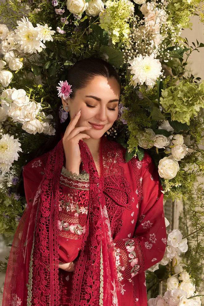 3PC Lawn Embroidered Suit - FS2097