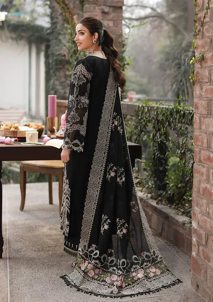 3PC Luxury Lawn Embroidered Suit -FS7004