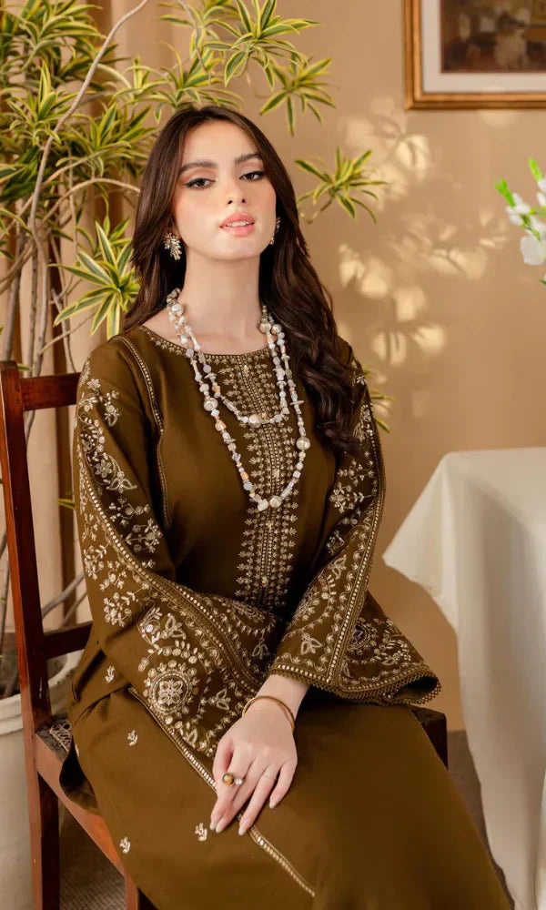 Batik Dhanak Luxe 2PC Embroidered Unstitched Dress – ZC185