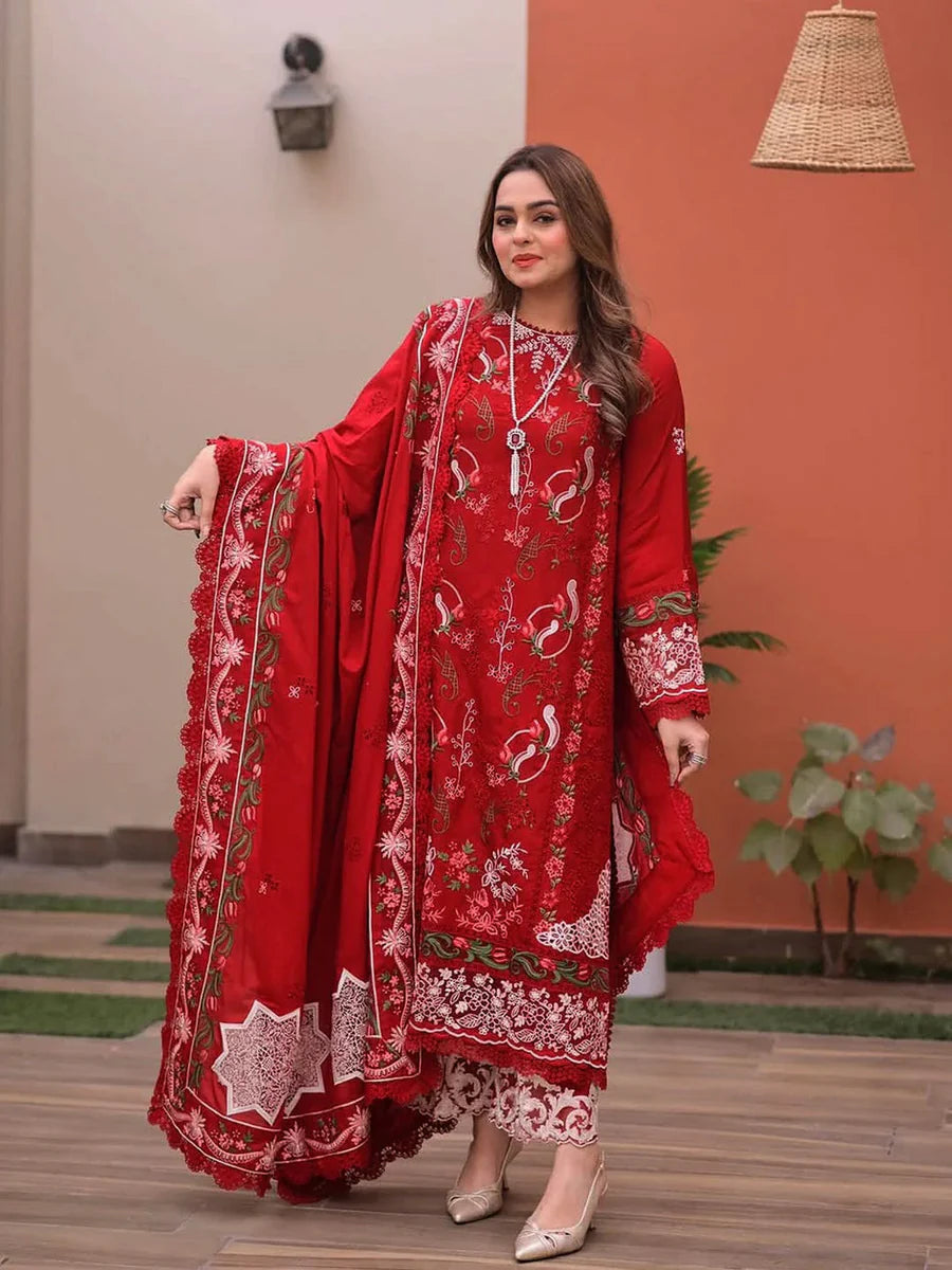 Aneela's 3 piece unstitched FS698