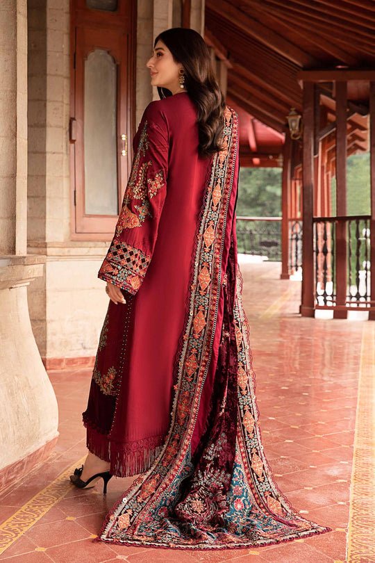 Lawn-3PC Embroidered Shirt with Digital Printed Jacquard Dupatta - SS5164