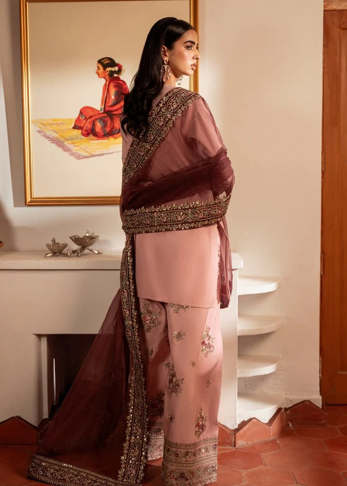 Lawn-3PC Embroidered Shirt With Khadi Net Sequins Embroidered Dupatta-SS5101