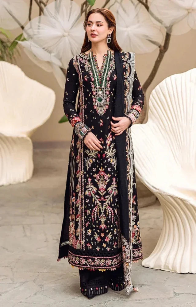 Lawn-3PC Embroidered Shirt with Organza Embroidered Dupatta-SS5176