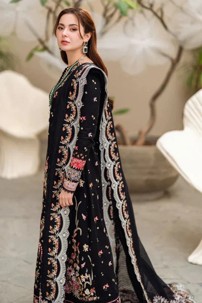 Lawn-3PC Embroidered Shirt with Organza Embroidered Dupatta-SS5176