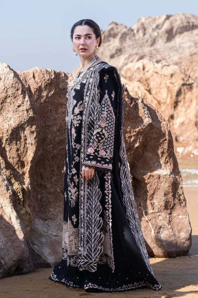 Lawn-3PC Embroidered Shirt With Organza Embroidered Dupatta-SS5400