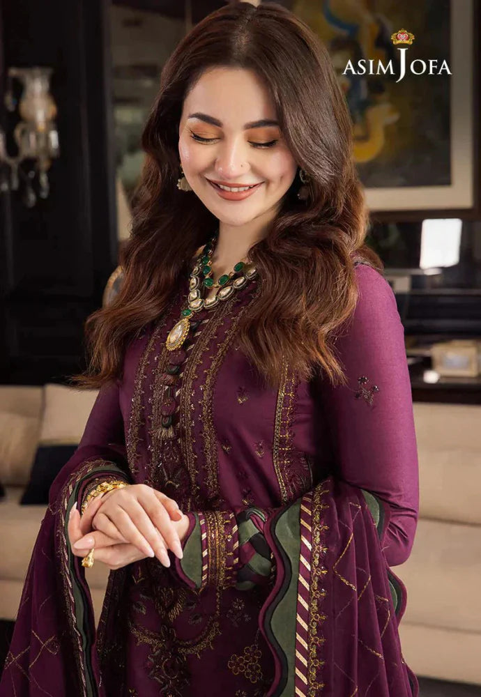 Lawn 3PC Embroidered With Chiffon Embroidered Dupatta- SS5015