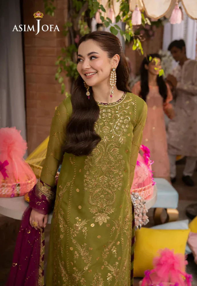 Lawn 3PC Embroidered With Chiffon Embroidered Dupatta-SS5020