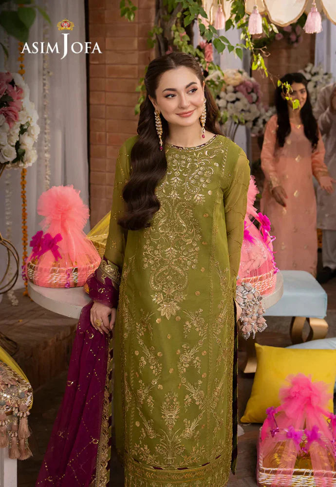 Lawn 3PC Embroidered With Chiffon Embroidered Dupatta-SS5020