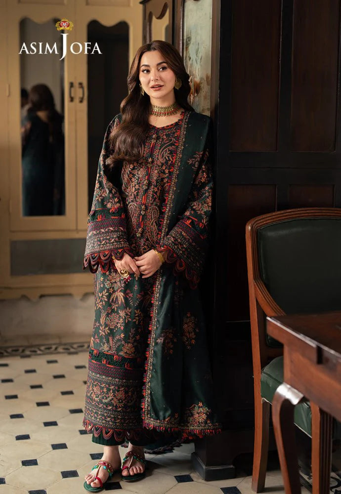 Lawn 3PC Embroidered With Chiffon Embroidered Dupatta-SS5084