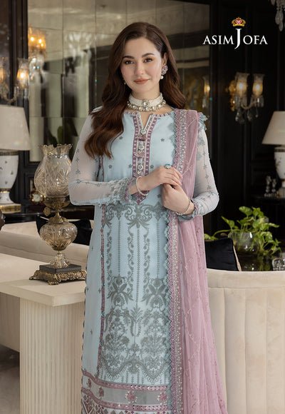 Lawn 3PC Embroidered With Chiffon Embroidered Dupatta-SS5156
