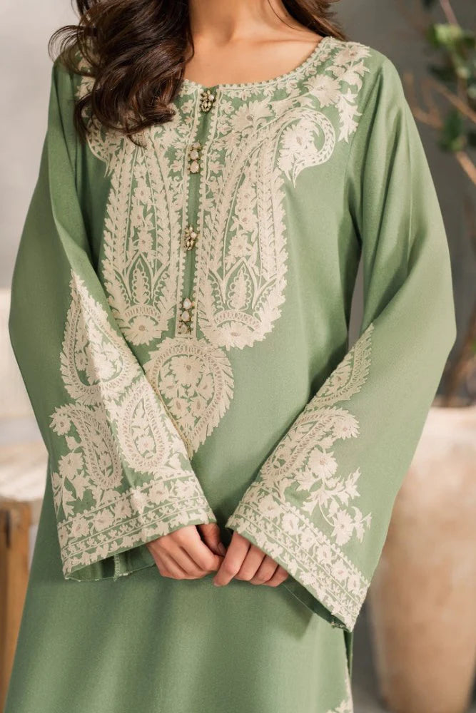 Lawn-3PC Embroidered With Chiffon Ready to Wear Dupatta-SS5221