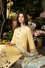 Lawn-3PC Embroidered with Digital printed Dupatta-5134