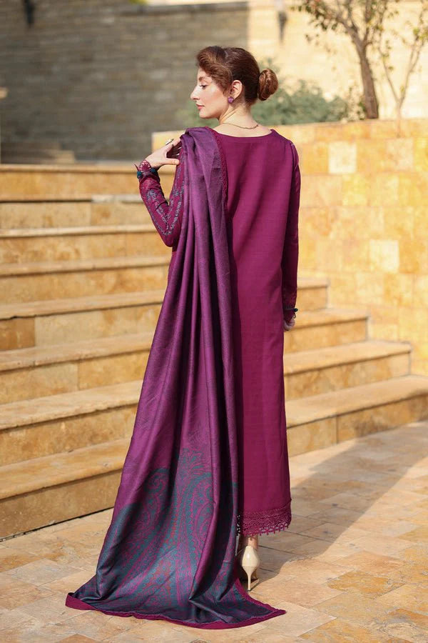 Lawn-3PC Embroidered with Digital Printed Jacquard Dupatta-5043