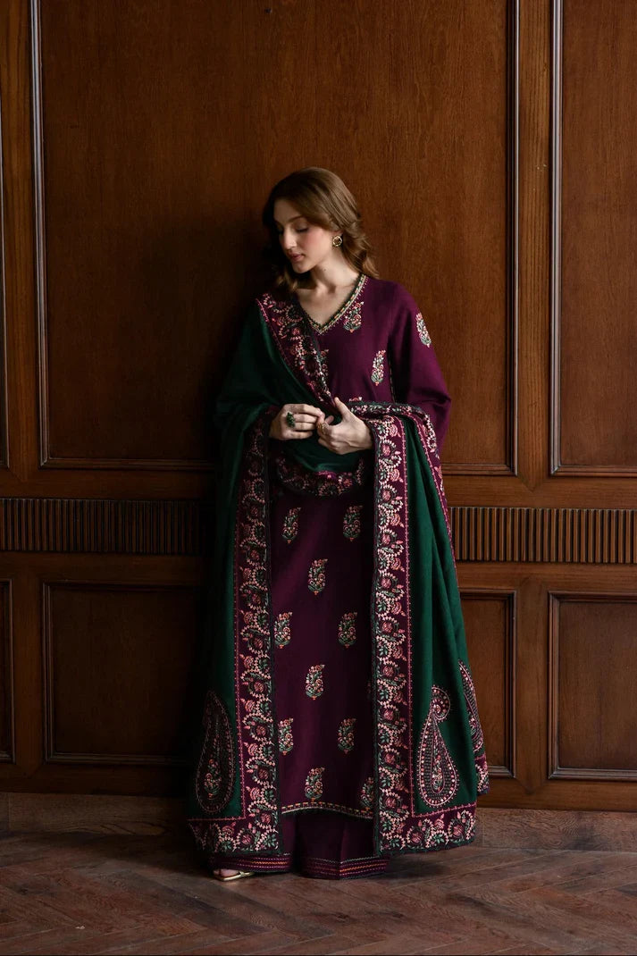 Embroidered Lawn Unstitched 3PC Set | SS-5168